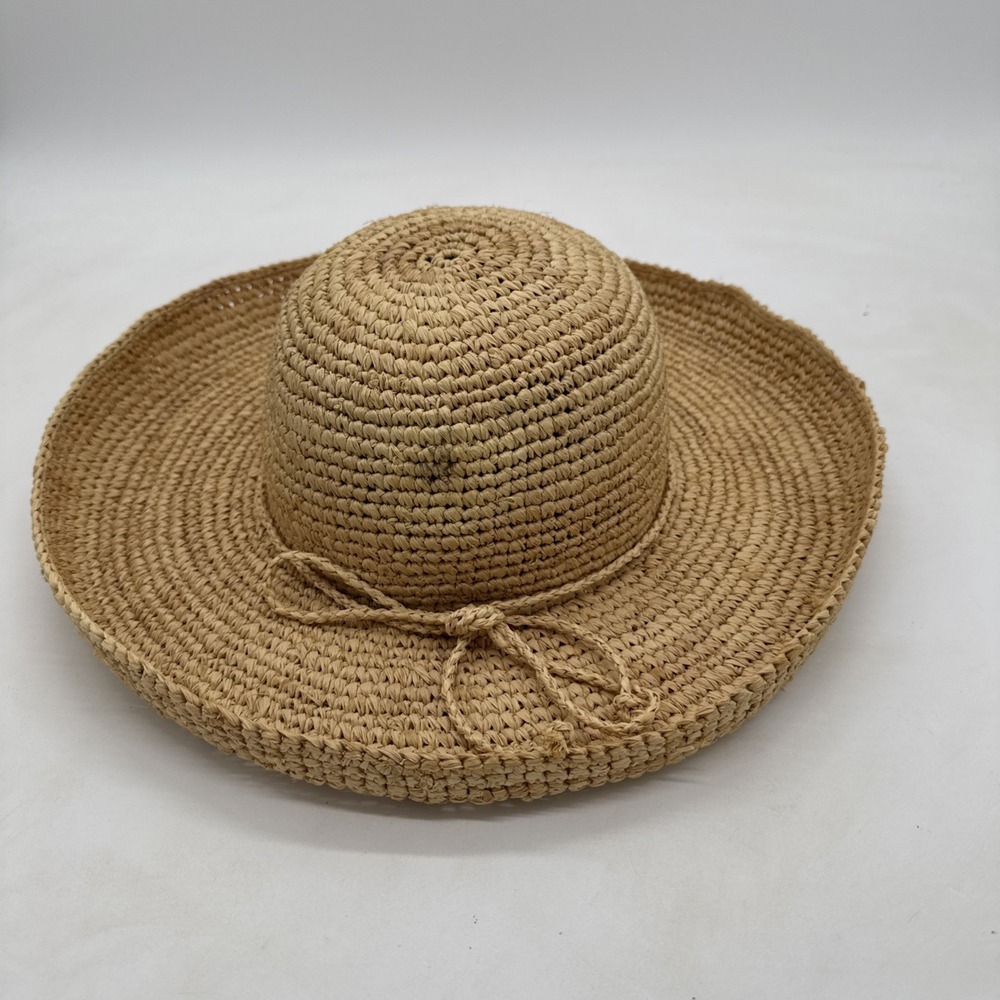 Corroboree Australia Raffia Straw Hat Handwoven Packable Travel Beach Unisex